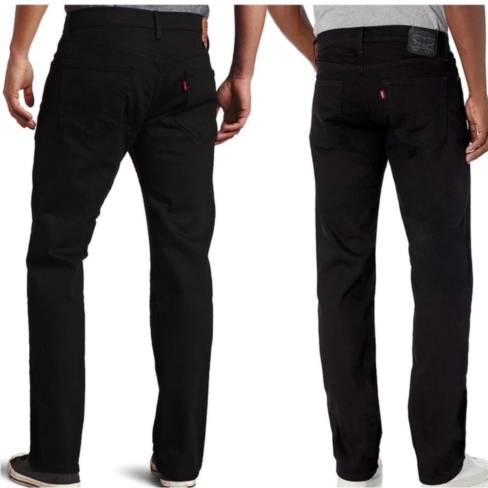 LEVI’S Men’s 559 Black Relaxed Straight Jeans W32 L30